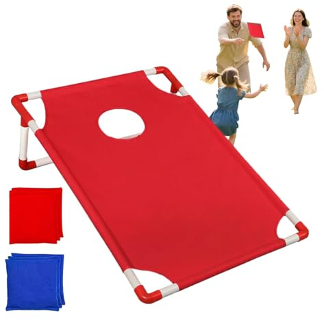 Jeu De Lancement De Sacs De Haricots - Jeu De Cornhole En Plein Air, Cible De Lancement Portable | Défi Familial Carnaval De La Cour, Adultes Pour Enfants, Pelouse, Le