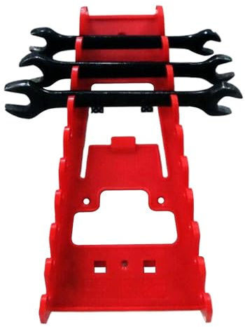 Rechory Soporte para llaves – Organizador de llaves de tablero de clavijas resistente – Organización de destornilladores ahorra espacio, soporte de almacenamiento de herramientas para taller, sala de