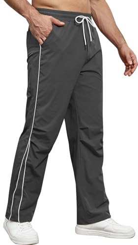 Suwangi Pantalon de Survêtement pour Homme Sport Jogging Pantalons d'EntraînementLéger Loisirs avec Poches