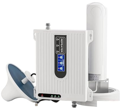 Repeater 2G 3G 4G 900 1800 2100 LTE Mobil Signalförstärkare Förstärkare DCS Bredare täckning(360 Omni Host Kit wireless)