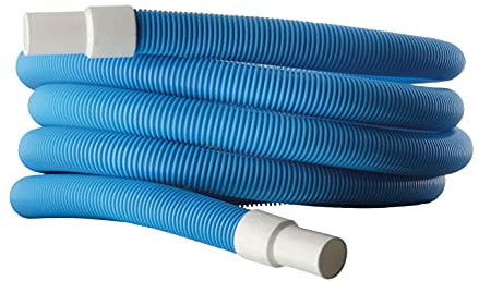 SIQUA Manguera Autoflotante de 8M para Limpiadores de Piscina y Skimmer, Ø38mm, Flexible y Resistente al Desgaste, Manguera Flotante para Uso Diario en Piscinas y Spas. Conexión Estándar.