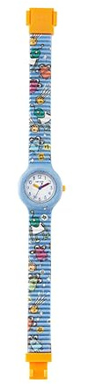 HIP HOP, Collezione Kids Fun, Orologio Bambino con Cinturino in Silicone, Pratica Chiusura, Cassa 28mm, Movimento al Quarzo, Resistente all'Acqua, Lunghezza Regolabile