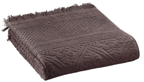 Vivaraise Toalla de baño Zoé Ébano 50x100 cm