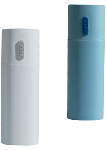 TOKIDNY 2piezas Copa De Viaje para Cepillo De Dientes y Pasta De Dientes Estuche Portátil para Almacenamiento De Higiene Bucal Organizador Compacto y Ligero