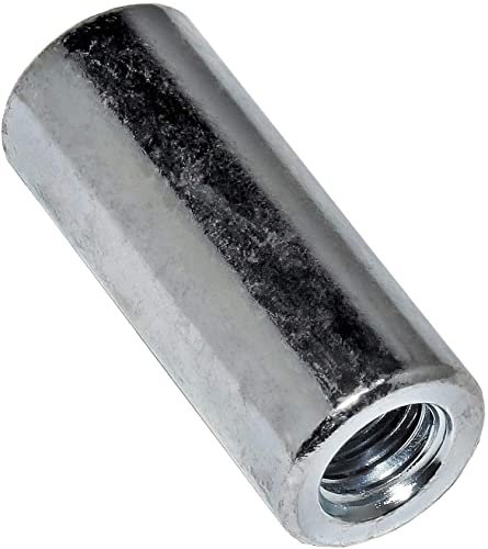 rohrfix-24 10 Stück Reduziermuffe M6 - M8, Stahl verzinkt, M6 x 20mm, M8 20mm