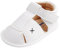 Bébé Garçons Semelle Souple des Sandales Bambin Antidérapant Été Chaussures,Blanc,12-18 Mois