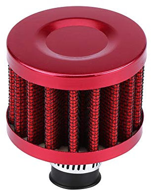 Entrada de aire filtro de aire 12mm universal, Kit de filtro de entrada de aire para Motocicleta moto scooter Atv Dirt Pit Bike(rojo)
