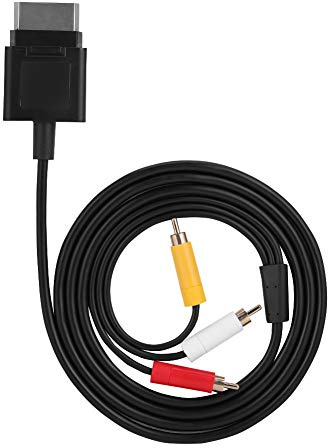 Vbestlife 1,8 m 360 Slim AV-Kabel ABS-Komponenten TV-Kabel AV-Audiokabel Video-Kabel, Spielzubehör