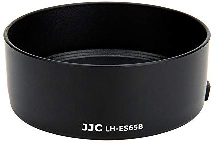 JJC Parasol de bayoneta, sustituye a Canon ES-65B para Canon RF 50 mm F1.8 STM objetivo parasol para Canon EOS R R5 R6 RP C70 DSLR cámara fotográfica