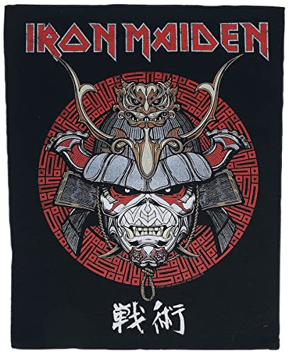 Iron Maiden Senjutsu Samurai Eddie Back Patch Black