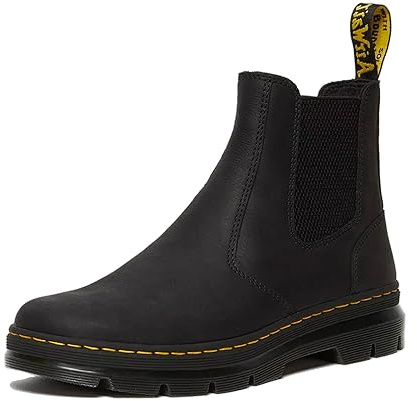 Dr. Martens 26002001 - Botas unisex para adulto, Black Wyoming, 40 EU