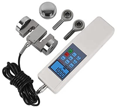 Dinamómetro digital con medidor de fuerza Medidor de fuerza de empuje y tracción digital 1000N con celda de carga S Medidor de fuerza portátil Pantalla LCD Dinamómetro de agarre manual