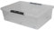 Jolie Max 45L Underbed Storage Box with Wheels & Lockable Lid – Clear Plastic, Strong & Durable – 69 x 49 x 20.5 cm (1)