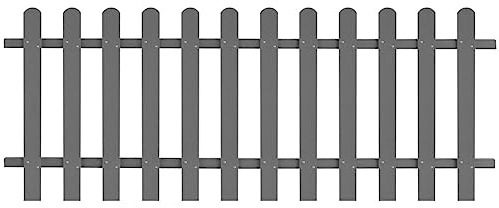 INLIFE Valla de láminas WPC 200 x 80 cm, 6,2 kg, 42819