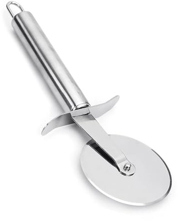ZAMXHUG Rotella Tagliapizza - 1pcs Rotella tagliapasta, Steel Rotella per Pizza,Taglia Pizza in Acciaio Inox, Pizza Cutter e Mini Pala per Pizza per Torte e Crostate,Dotato di Una Robusta Rotella