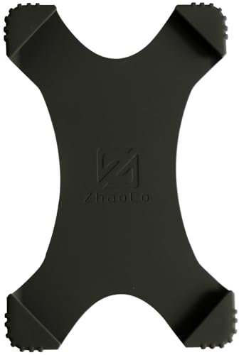 ZhaoCo Universal Antideslizante de Silicona Correa de Mano Dedo Agarre Soporte para 6'' / 6.8'' / 7'' Kindle eReaders/Kobo/Sony Ebooks - Negro