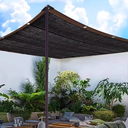 Red de Sombra de Protección Solar,Planta de Tela de Sombra Anti-UV,Malla de Ocultación Impermeable para Flores,Plantas,Patio,con Ojales,Tamaño Personalizable,Toldo Vela (2x3m/6.6x9.8ft)