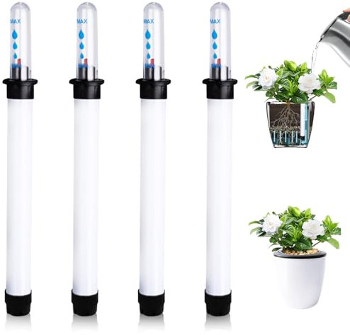 SGZIOO 4 Pezzi Igrometro per Piante, 36 cm Misuratore Umidità Terreno, Sensore Umidità Terreno, Igrometro Piante, Misuratore di Umidità per Piante per Vasi da Coltura, Fioriere, Piante in Vaso