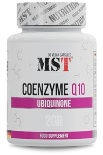 MST Coenzym Q10 200 mg – Hochdosiertes Ubichinon Nahrungsergänzungsmittel mit 200mg pro Kapsel für Energiegewinnung und Mikronährstoffversorgung – Qualitätsprodukt Made in Germany (30)