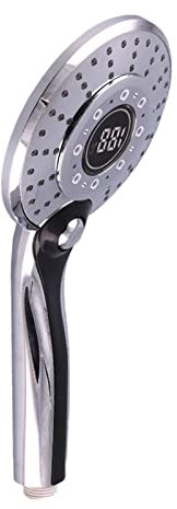 LED Shower Heads High Pressure Handheld Rainfall Shower for Head with Adjustment Button Led Showerheads for The Bathroom High Pressure Handheld