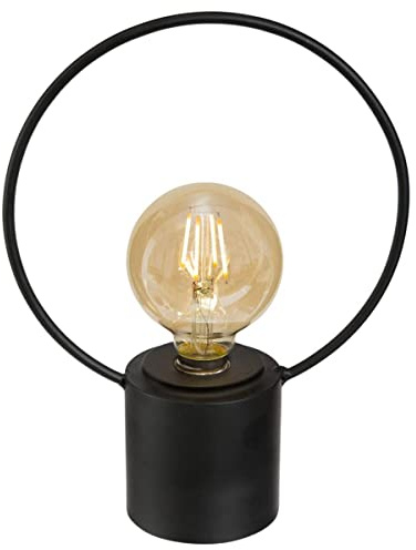 Atmosphera – Lampe – Sockel aus Metall – Schwarz – Höhe 27 – 5 cm