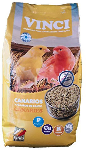 VINCI Saco 5KG Pienso Mixtura Canarios Y PÁJAROS DE Canto