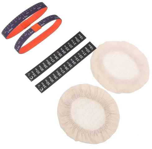 Cabilock Sourdough Starter Jar Accessories Kit Cloth Cover Thermometer Sticker Date Band for Fermentation Jar