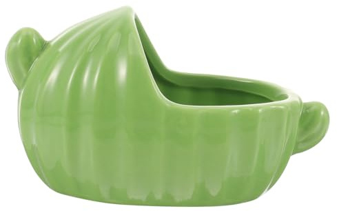 Mobestech Bañera para Hámster Pequeña Accesorio Compacto para Baño de Roedores Caja de Arena para Chinchillas y Mascotas Pequeñas Superficie Lisa y Fácil Limpieza
