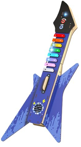 Kit di chitarra elettrica da assemblare stesso, modello puzzle strumento musicale | chitarra fai da te con componenti inclusi,per ragazzi e ragazze, regalo di compleanno Natale, festa di riempimento