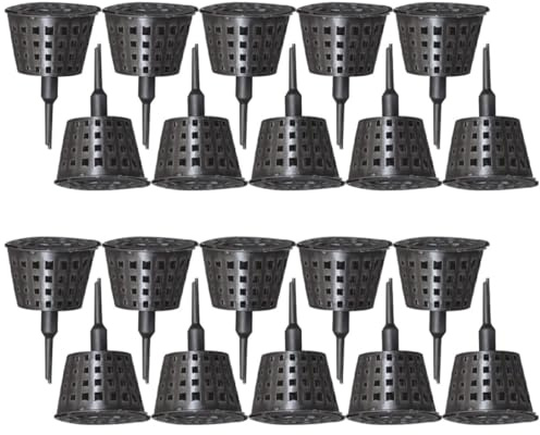 NUOBESTY Cestini Fertilizzanti per Bonsai 30 Pezzi Contenitore Plastica Sicuro per Piante in Vaso Accessori Giardinaggio