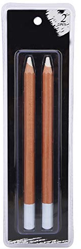 Crayon dessin, charbon Crayon dessin convient Couleur charbon Des crayons Charbon Des crayons Bois Matériel 17.5cm outils pour fournitures d'art (blanc)