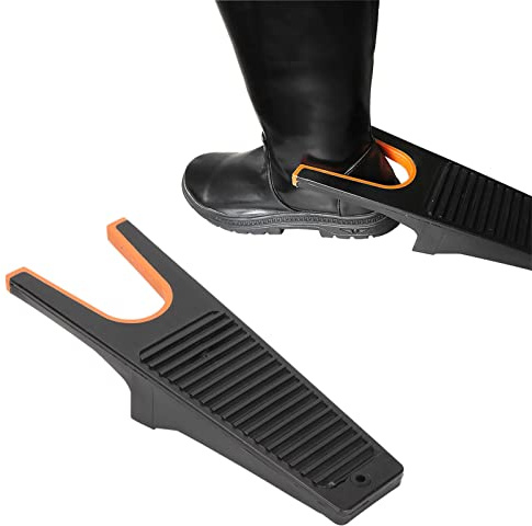 TEUOPIOE Boot Remover for Cowboy Boots- Trim Removal Tool for Cowboy Boots for Cowboy Boots,Work Boots & Outdoor Muck Shoes - Includes Grooved Boot Scraper for Removing Mud