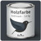 Berico Holzfarbe - Anthrazit-Grau - 3,6 Kg - 4in1 Premium Holzlack inkl. Grundierung & Decklack - Für Innen und Außen - Robust & Wetterfest
