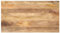 vidaXL Tischplatte, Holzplatte für Esstisch Couchtisch, Massivholzplatte Rustikales Design, Ersatztischplatte, 100x50x2,5cm Rechteckig Massivholz Mango