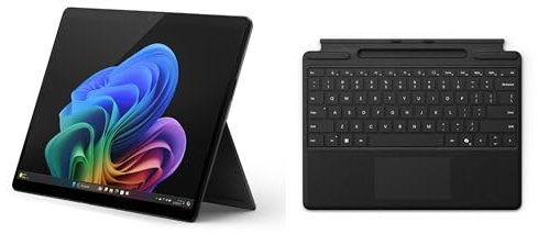 Microsoft - Pack Surface Pro, Copilot+ PC (Ecran Tactile 13”, Snapdragon X Plus, 16Go RAM, SSD 512Go - Noir) + Clavier Surface Pro AZERTY - Noir