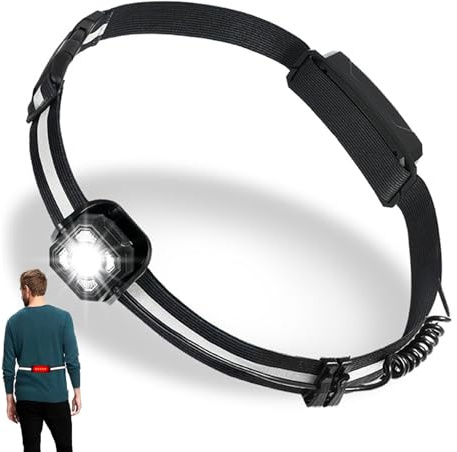 Lámpara De Carreras De Tamaño, Cinturón De Luz De Carreras Al Aire Libre Impermeable Equipo De Carreras De Seguridad De Noche, Lámpara De Correr Recargable Con Banda Reflectante, Para Ciclismo, Ca