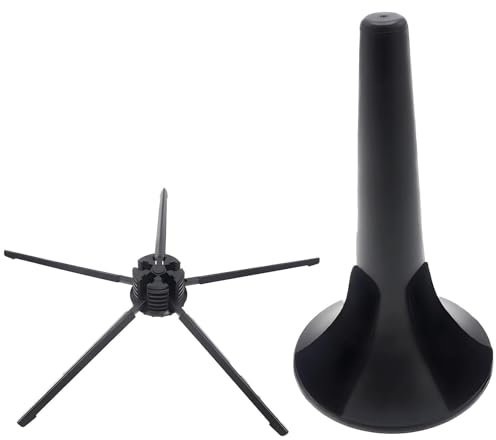 Trompetenständer tragbar, Trompetenständer,Stabiler Trompetenhalter aus Metall mit 5 Beinen - Tragbarer Musikinstrumentenständer, faltbares Trompetenzubehör für professionelle Musiker, Trompetenliebha