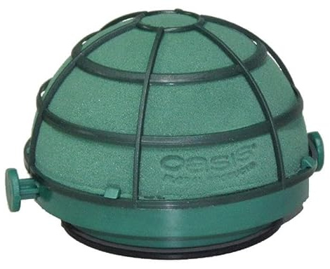 INNA-Glas Oasis Spugna da infilare SERAPIO, Verde, 6,5 cm, Ø 11,5 cm