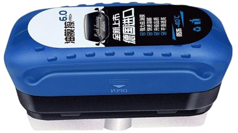 Brosse de Nettoyage Film d'Huile | 120ml Brosse Anti-Buée Anti-Pluie | Nettoyant Pour Film Gras Sur Vitre De Voiture,pour Intérieur Rétroviseur Pare-brise Phare Pneu Moto Camping-car Camion Meuble Gar