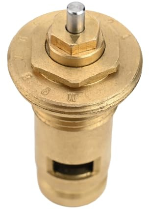 KoiLykke Radiator Valve Insert M30 x 1.5 for 1/2 Inch Thermostat with G1/2 Threaded Design,Brass Construction,Pre-Adjustable Hydraulic Compatibility for Flat Radiators,60 x 30 x 30mm