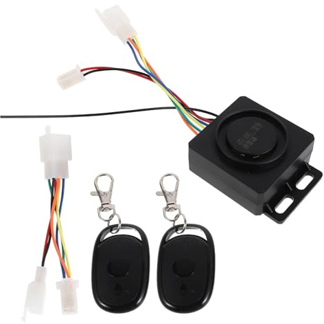 AMUSLESUR Alarma Antirrobo para Bicicleta Eléctrica Control Remoto y Sistema de Detección Instantánea para Scooters y Triciclos Eléctricos 36-72v en Ciudad y Carretera