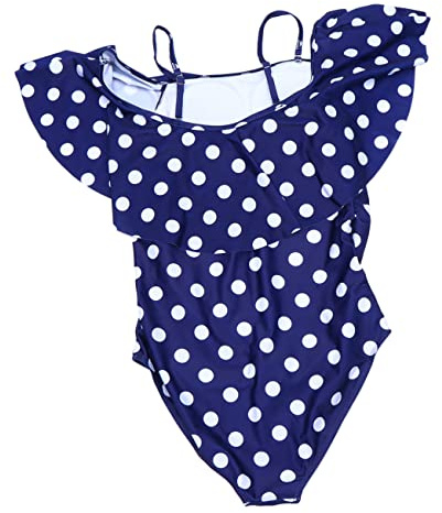 GALPADA Traje De Baño De Maternidad Bikini De Maternidad Un Hombro Mujer Embarazada