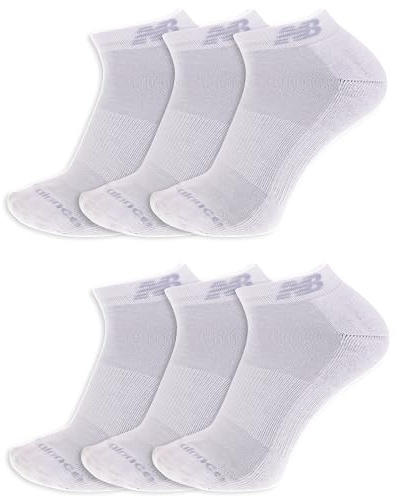 New Balance Unisex Adult Performance Cushioned Low Cut Socks, 6 & 12 Pairs