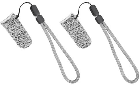 Uonguon Fingerhandschuhe, Einzelfinger-Angelhandschuh, schnittfester Schutz, 2 x Fingerspitzen-Ärmel, Schutzausrüstung für Skulptur, Gartenarbeit, Arbeitsaufgaben, Outdoor-Sportarten