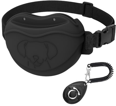 Pawvita Silicone Dog Treat Pouch with Magnetic Closure & Clicker
