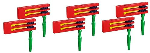 ABOOFAN 6 Stk Resonanzboden Aus Holz Matratzen Für Kinder Matraca Ratsche Rotierende Ratsche Matracas Mexicanas Krachmacher Streich Schiebepfeife Stöhnen Rohr Spanien Singen Baby Hölzern