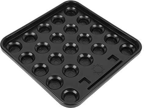 SUNGOOYUE Billard-Ball-Tablett, Hartplastik, Billard, Snooker-Bälle, Tisch-Aufbewahrungskoffer, Zubehör für Spieler