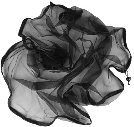 ZONADAH Housse de citerne de pluie - Filet noir - 95 cm - Réglable - Avec cordon de serrage - Pour la maison, l'extérieur, le jardin