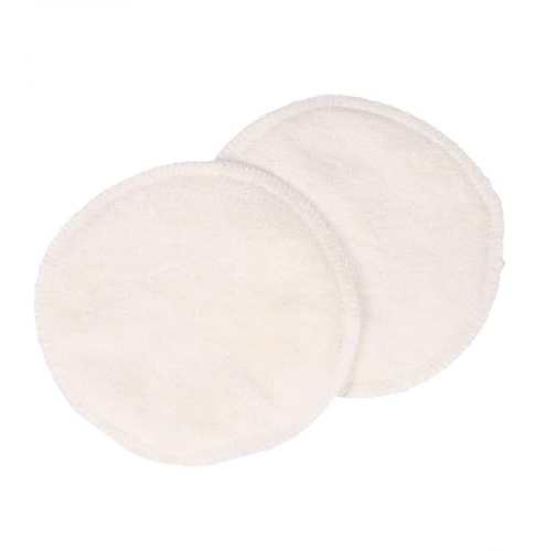 Milisten 6pezzi Assorbenti per Allattamento in Bambù Anti-galattorrea per Donne Assorbenti Lavabili per Reggiseno Protezione di Perdite per Galattorrea