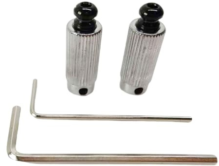 Heavy Duties - Viti in metallo per ponte chitarra elettrica, viti per palo tremolo professionali, sistemi tremolo, rinforzo, componenti per ponte chitarra